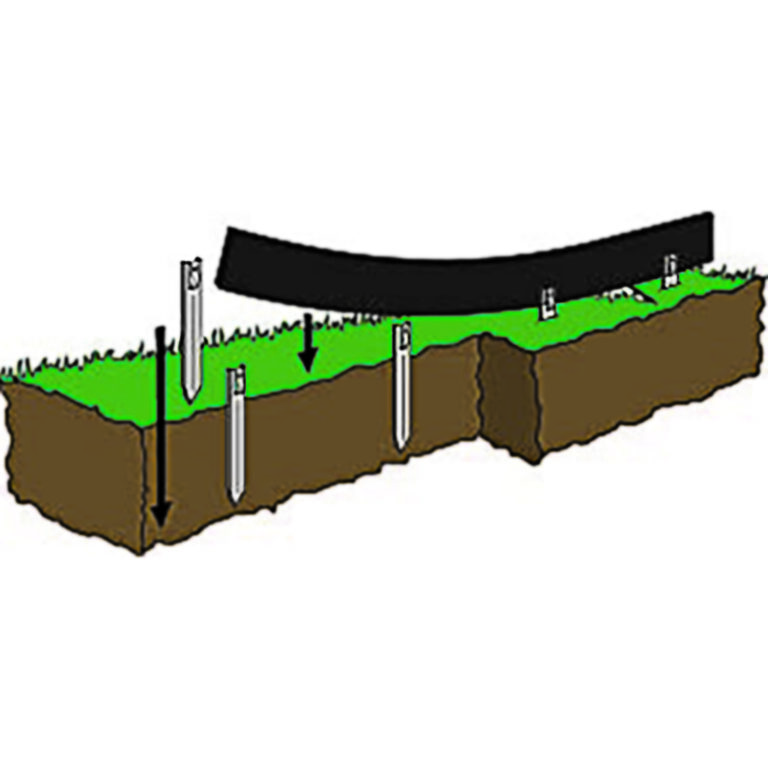 Edging Pegs Pressed Metal Jack