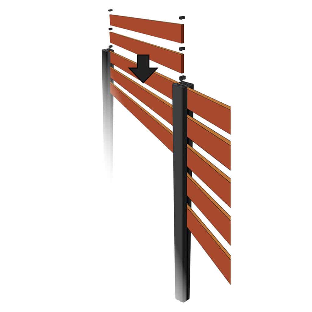 Screen Up® Joiner Post Privacy Screens Jack Products