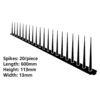 18410 Anti-Bird Spikes 600mm
