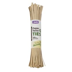 18747 Paper Twist Ties Cut Lengths 200pk