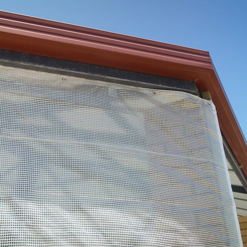 75054 Weatherview Tarp - Building Closeup