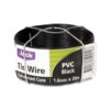 50212 Black PVC1.6mm Wire Pak 20m