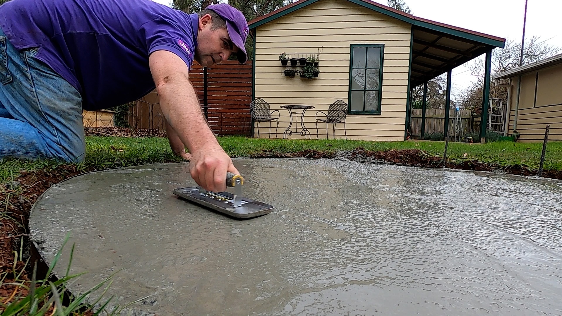 How to build a fire pit (base) for your yard smooth out concrete