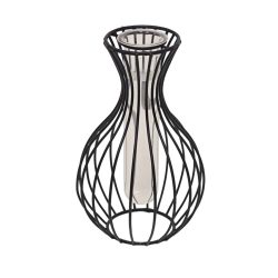 Jack 18907 bottle black Gro-Tube propagation vase