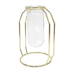 Jack 18902 Gro-Tube Propagation Vase Circle gold