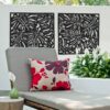 34245 Arrum Wall Art Charcoal lifestyle