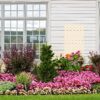 Jack Matrix Lattice Screen Woven 1800x1200mm Flowerbed of colorful flowers against wall with windows