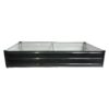 arden bed kit showing panels, corner pieces, and instructions for easy backyard setup