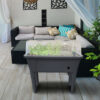 14421-Jack Self Water Raised Planter on deck