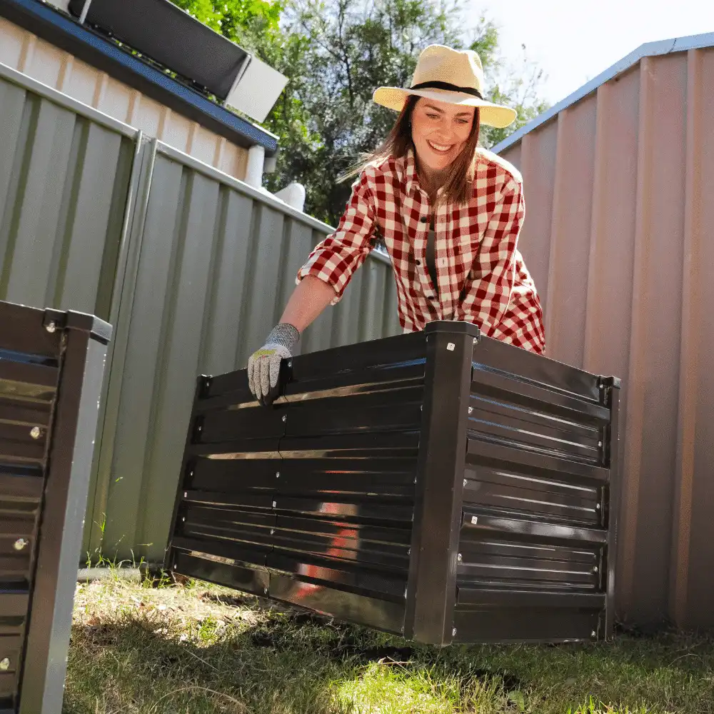 Jack raised garden bed