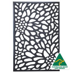 Matrix Bloom Decor Screen with Frame