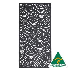 Matrix Curves Decor Screen