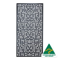 Matrix Tessellation Decor Screen with Frame