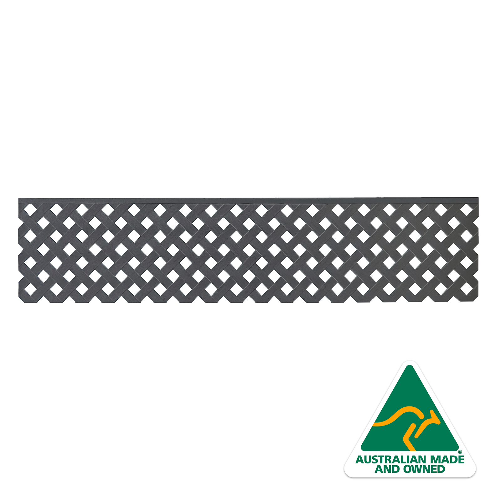 AUS-MADE_Jack Matrix Fence Extension Classic Lattice_2410x600mm _Slate Grey_1600X1600