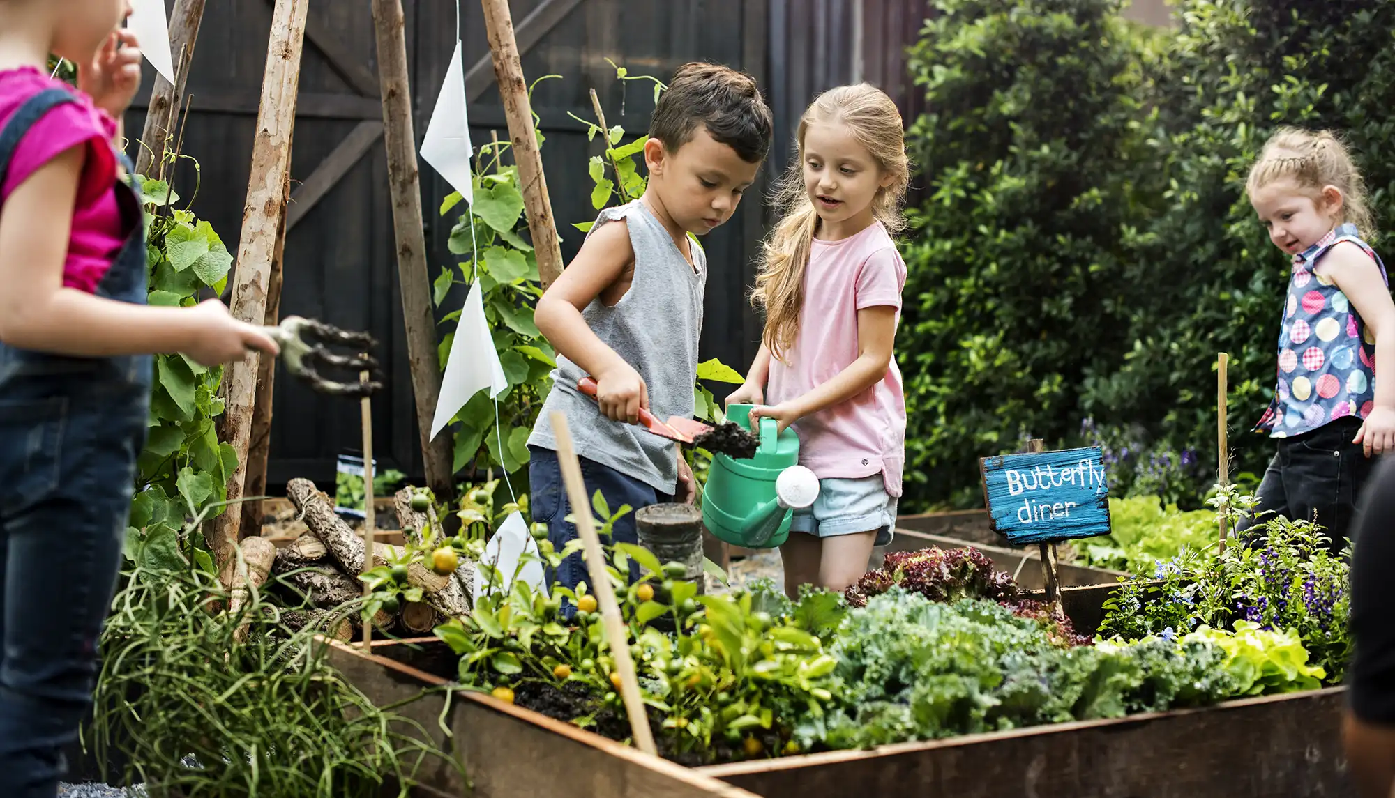 kids gardening
